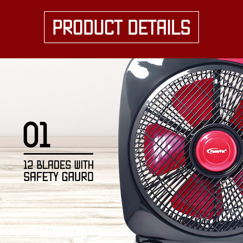 PowerPac 12" Box Fan PPBF30