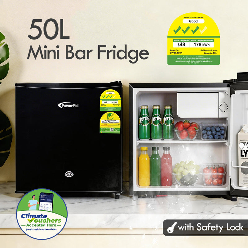 PowerPac 50L Bar Fridge PPBF555