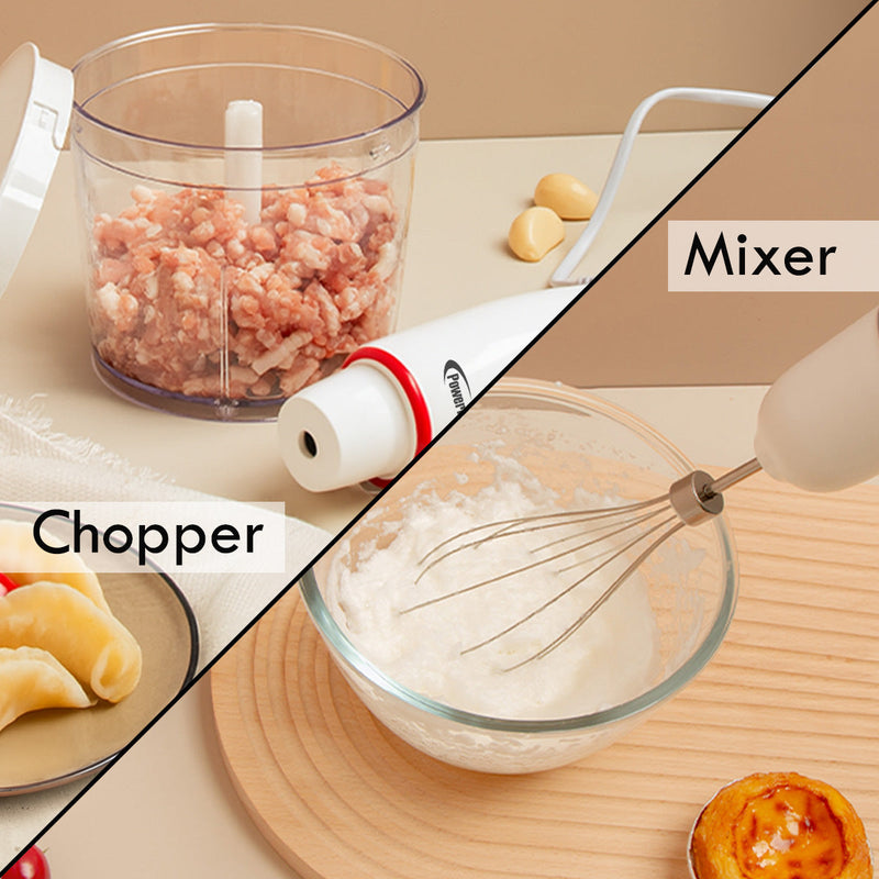 PowerPac 4-in-1 Electric Multifunction Hand Blender Set PPBL383