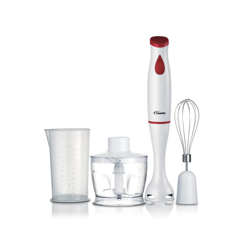 PowerPac 4-in-1 Electric Multifunction Hand Blender Set PPBL383