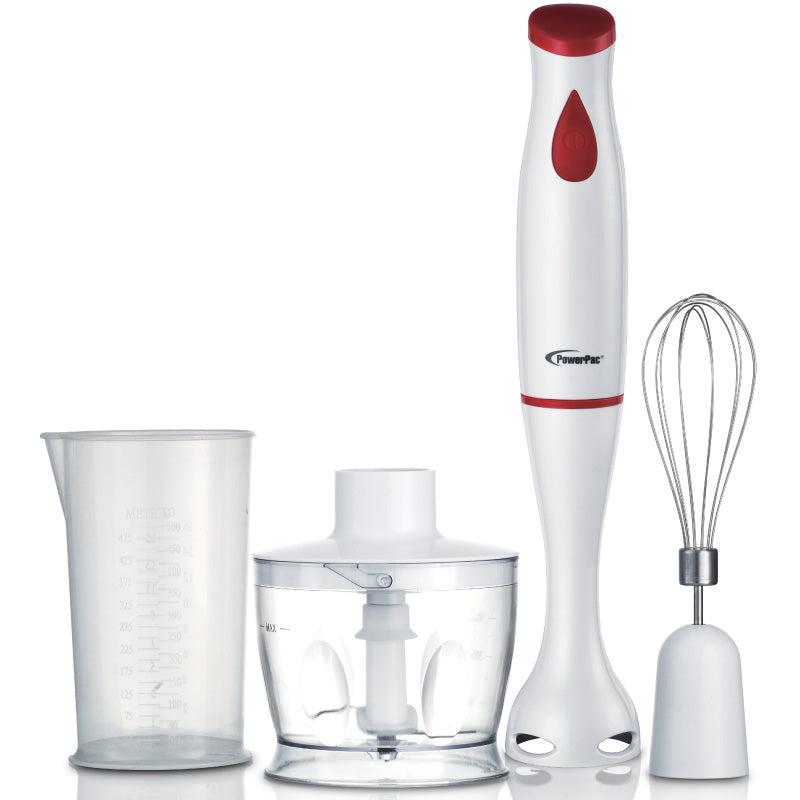 PowerPac 4-in-1 Electric Multifunction Hand Blender Set PPBL383