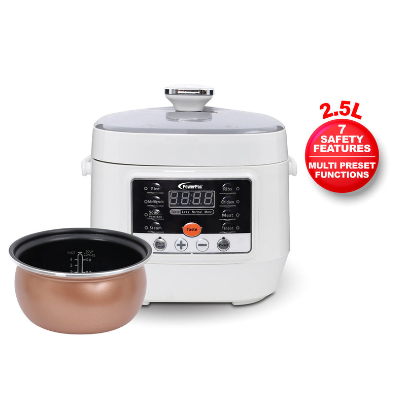 PowerPac 2.5L Electric Pressure Cooker PPC295