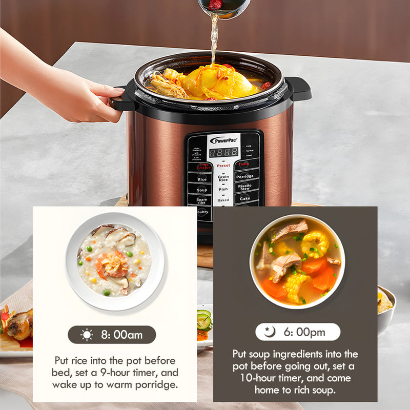 PowerPac 4L Electric Pressure Cooker PPC411+SSPOT