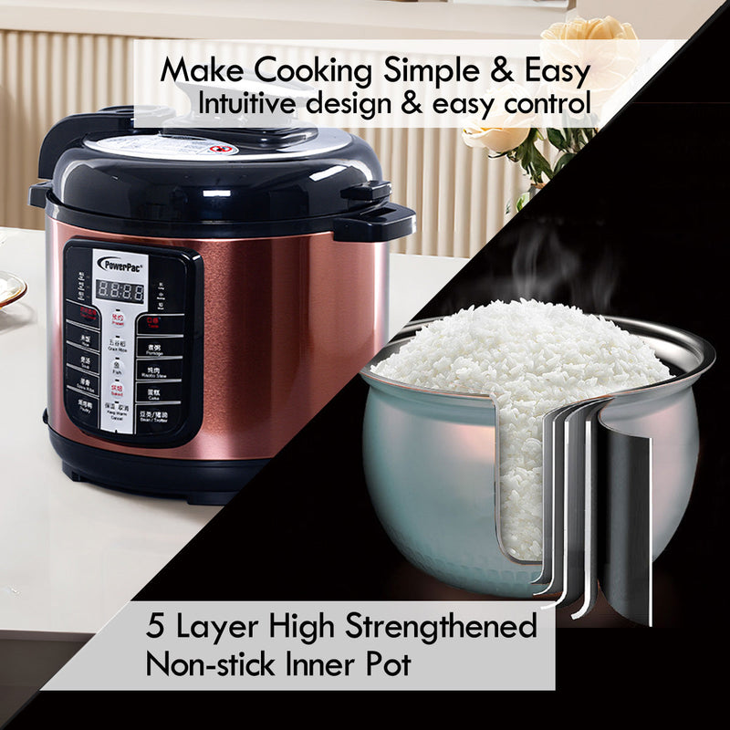 PowerPac 4L Electric Pressure Cooker PPC411A