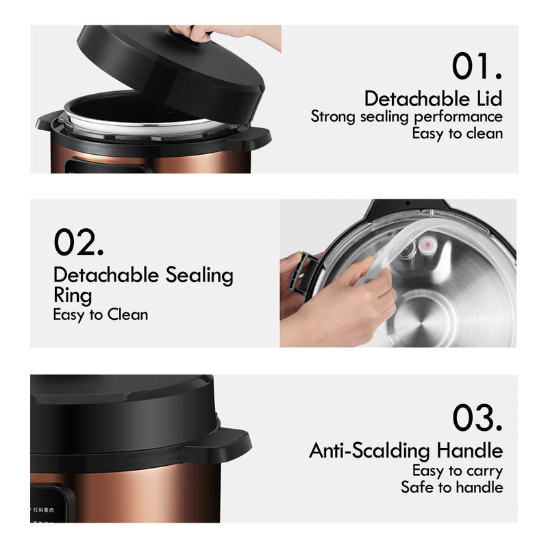PowerPac 4L Electric Pressure Cooker PPC411A