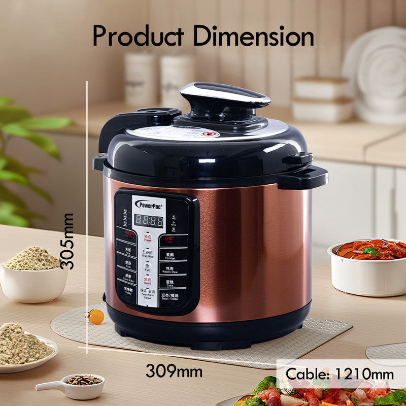 PowerPac 4L Electric Pressure Cooker PPC411+SSPOT
