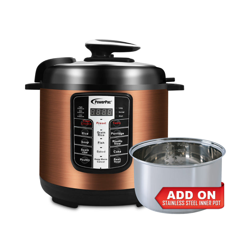 PowerPac 4L Electric Pressure Cooker PPC411+SSPOT