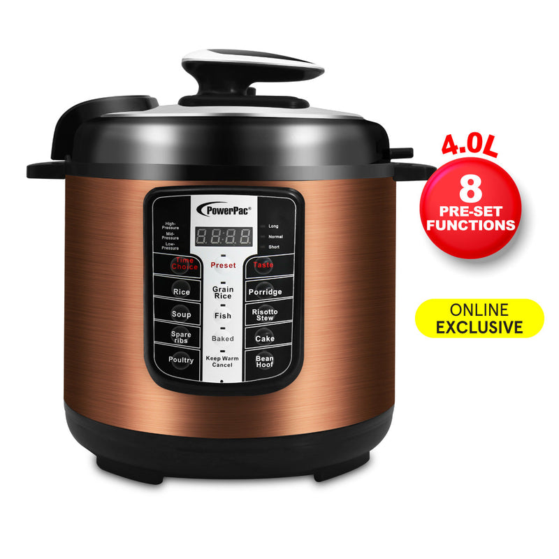 PowerPac 4L Electric Pressure Cooker PPC411A