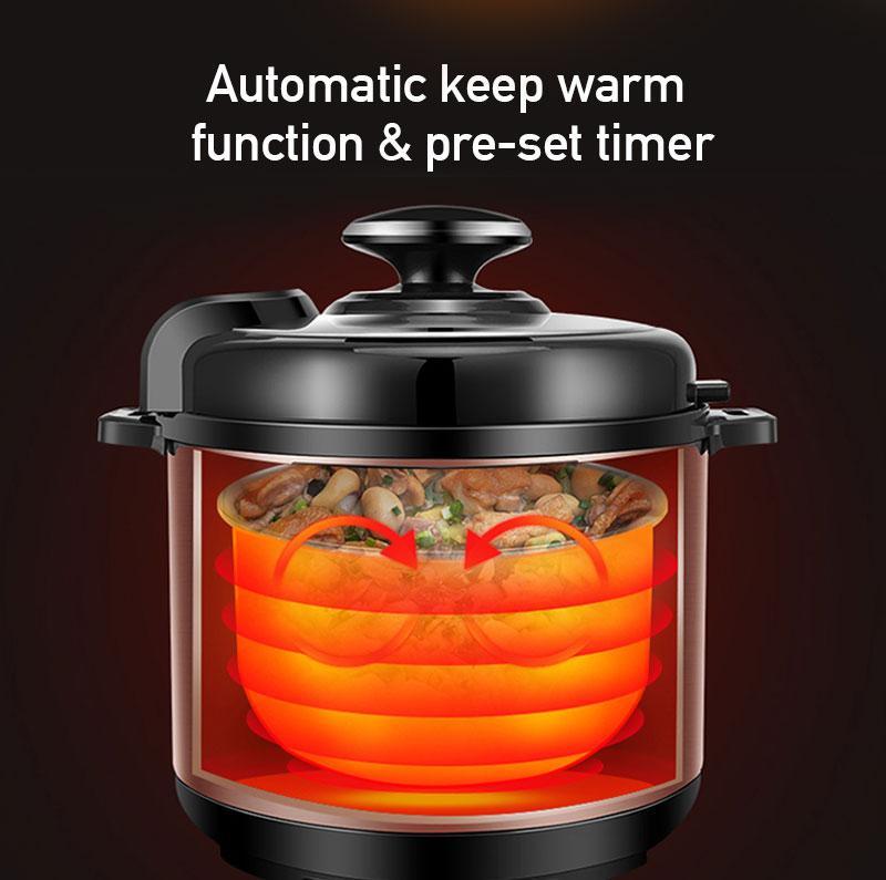 PowerPac 5.0L Electric Pressure Cooker PPC511+SSPOT