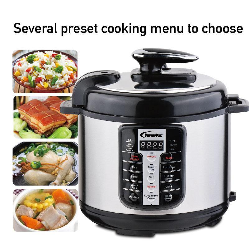 PowerPac 5.0L Electric Pressure Cooker PPC511+SSPOT