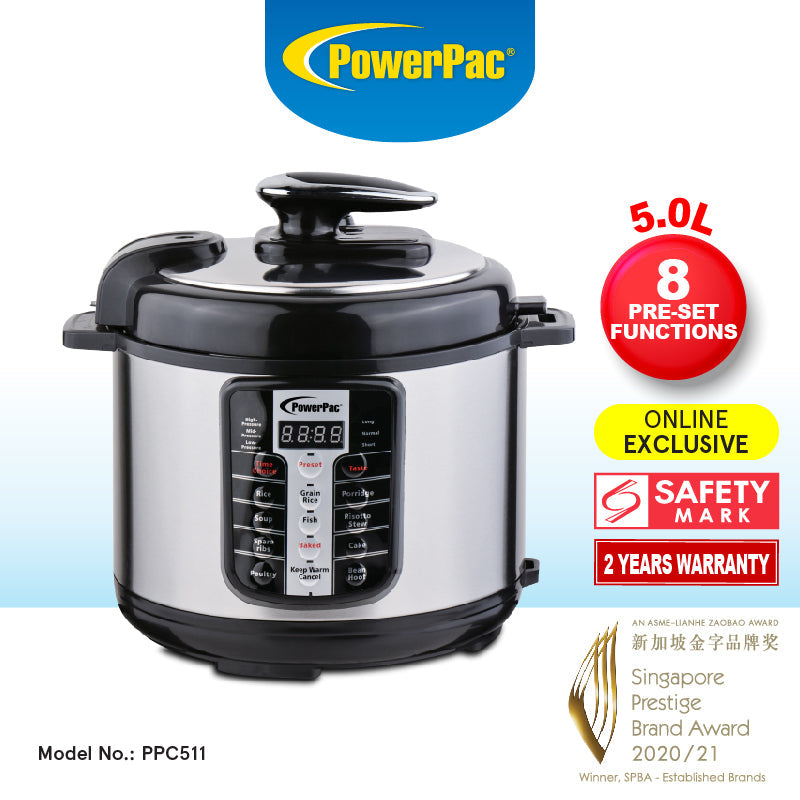 PowerPac 5L Electric Pressure Cooker PPC511