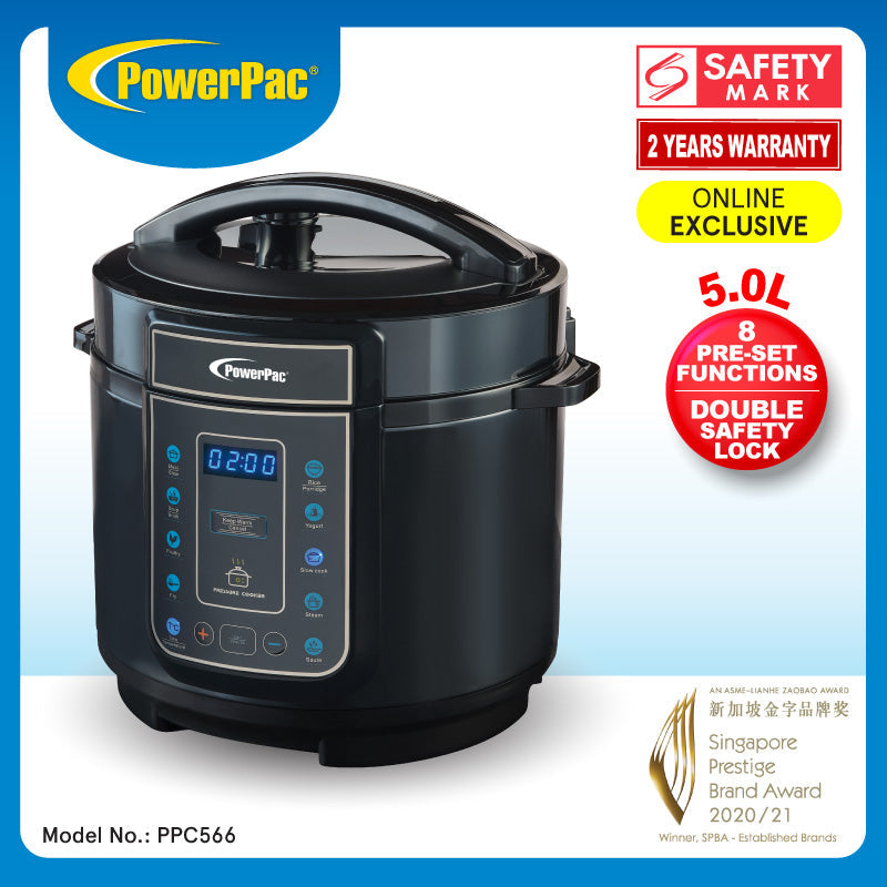 PowerPac 5.0L Electric Pressure Cooker PPC566