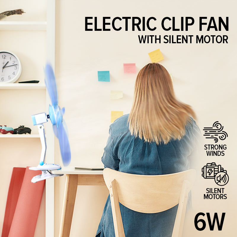 PowerPac 6" Clip Table Wall Fan PPC603A