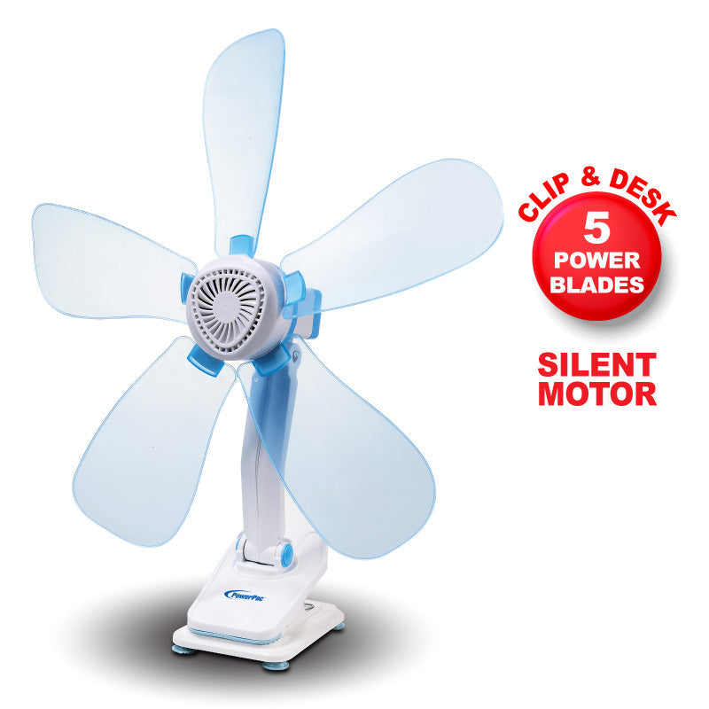 PowerPac 6" Clip Table Wall Fan PPC603A