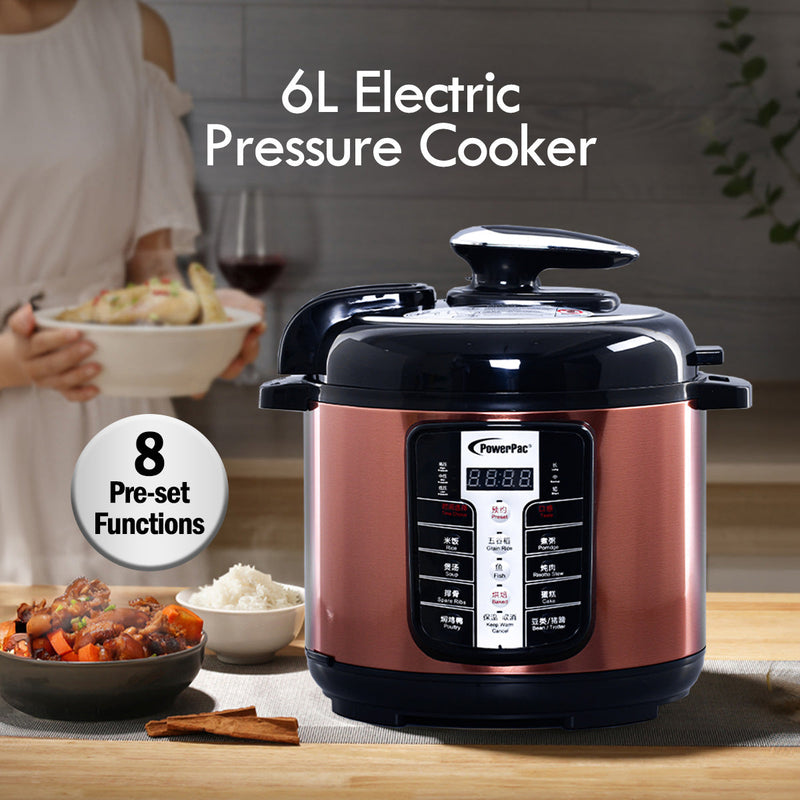 PowerPac 6L Electric Pressure Cooker PPC611+SSPOT