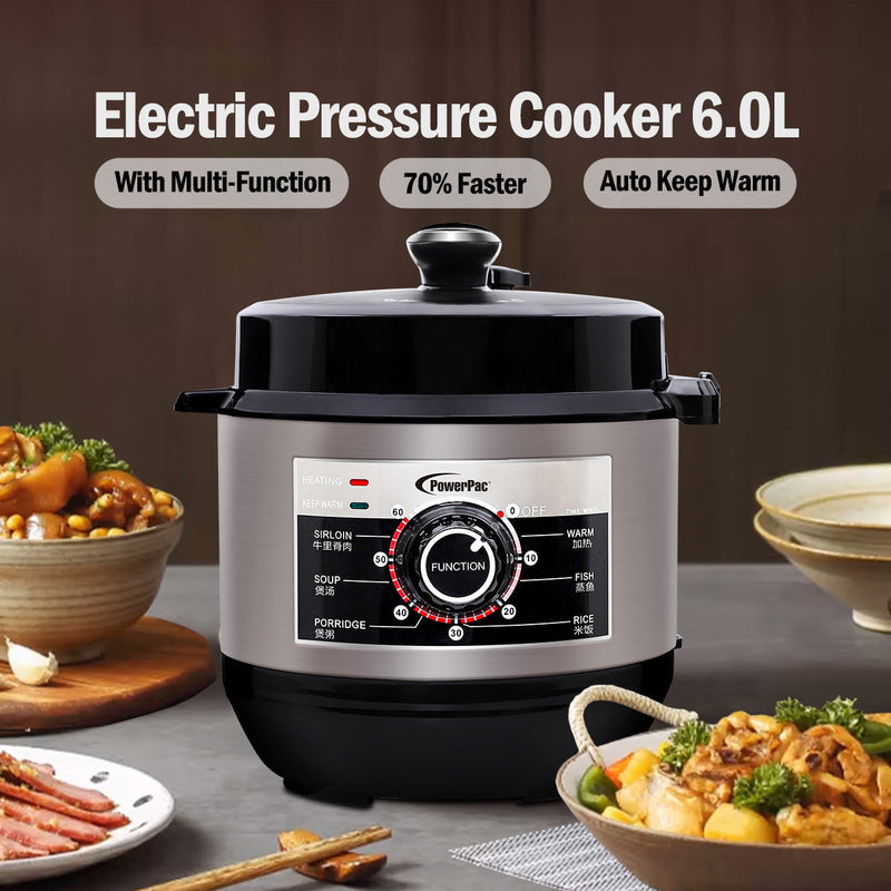 PowerPac 6L Electric Pressure Cooker PPC622