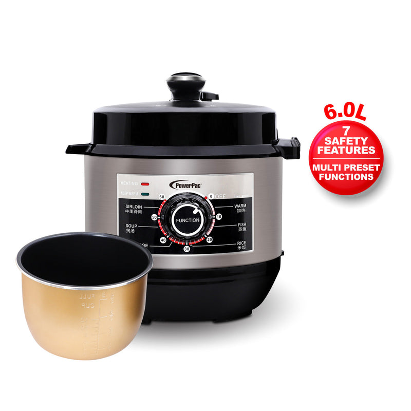 PowerPac 6L Electric Pressure Cooker PPC622