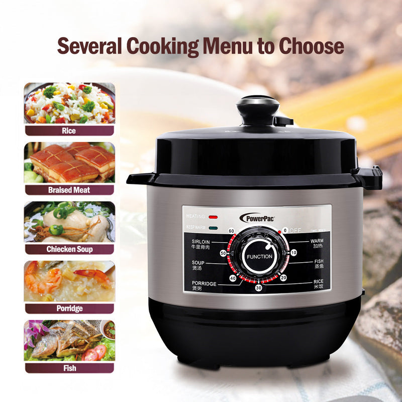 PowerPac 6L Electric Pressure Cooker PPC622