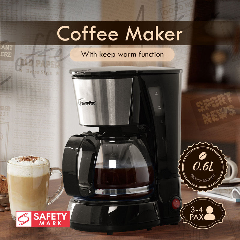 PowerPac 0.6L Coffee Maker PPCM301A
