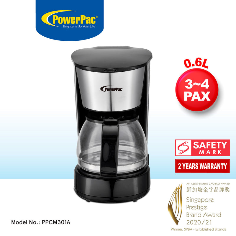 PowerPac 0.6L Coffee Maker PPCM301A
