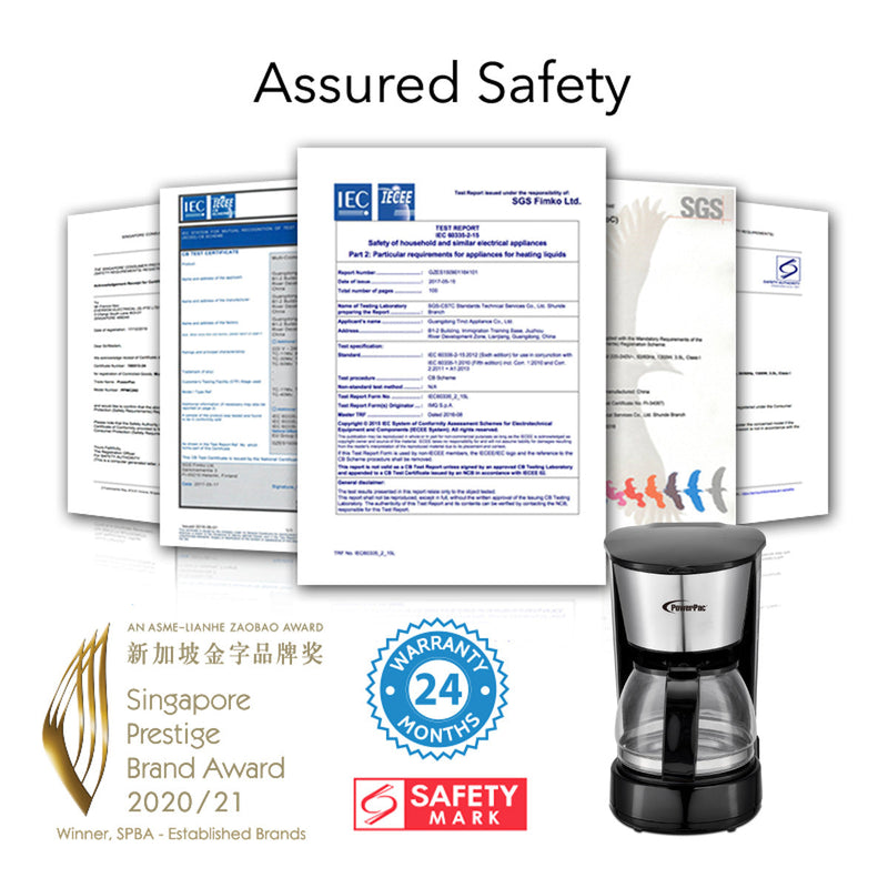 PowerPac 0.6L Coffee Maker PPCM301A