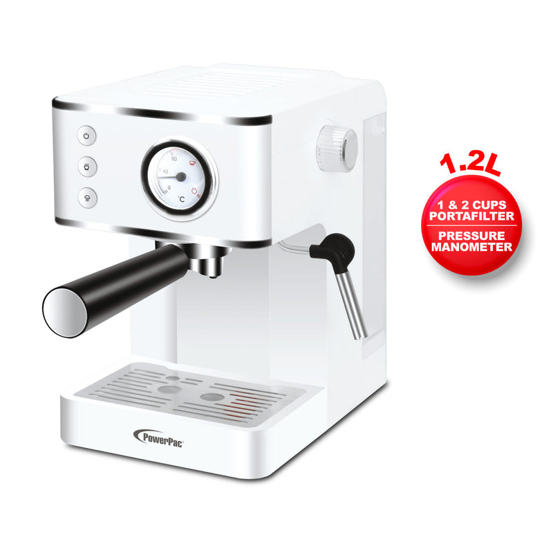 PowerPac 1.2L Espresso Coffee Machine PPCM331