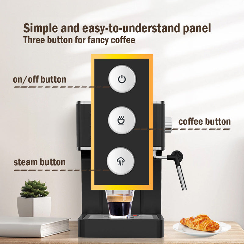 PowerPac 1.2L Espresso Coffee Machine PPCM331
