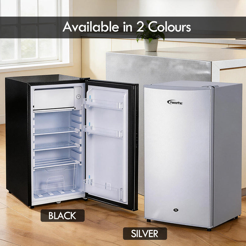 PowerPac 105L Bar Fridge With Lock PPF105