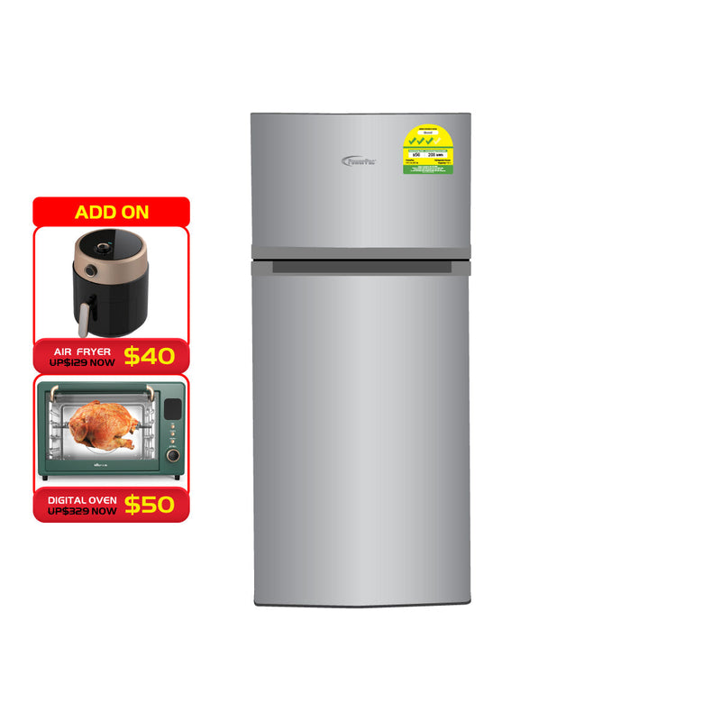 PowerPac 135L 2-Door Mini Bar Fridge PPF136