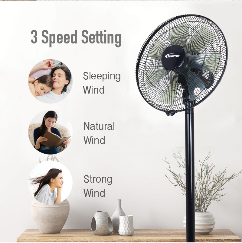 PowerPac 2-in-1 Stand Fan PPFS212