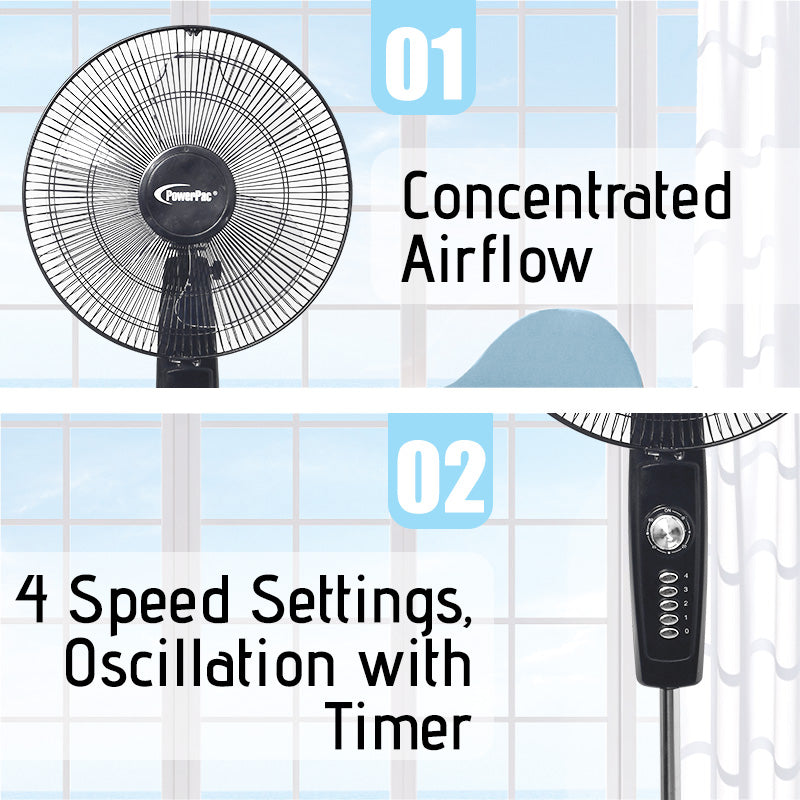 PowerPac 16" Stand Fan PPFS30