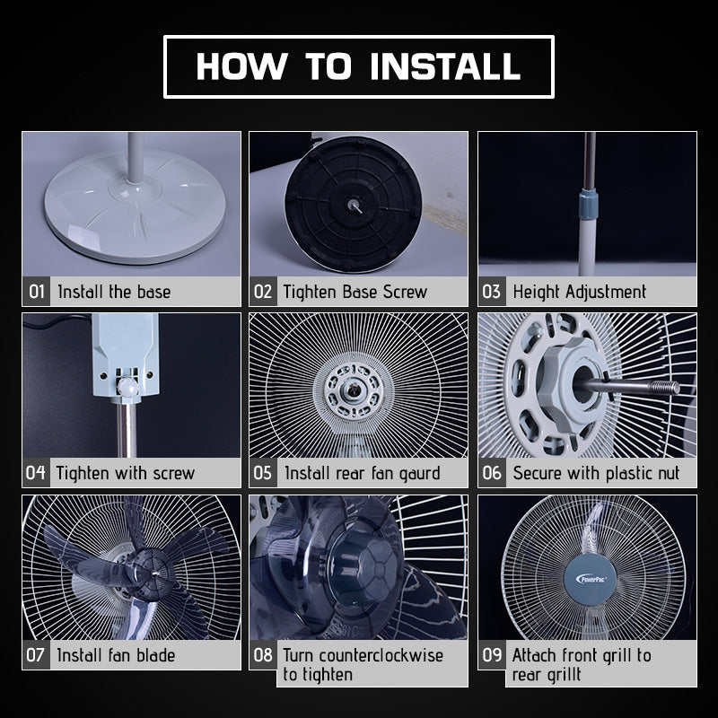 PowerPac 18" Stand Fan PPFS70