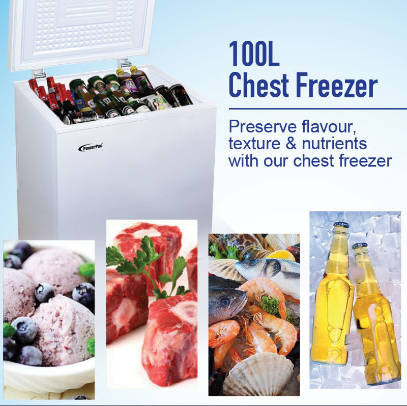 PowerPac 100L Chest Freezer PPFZ100