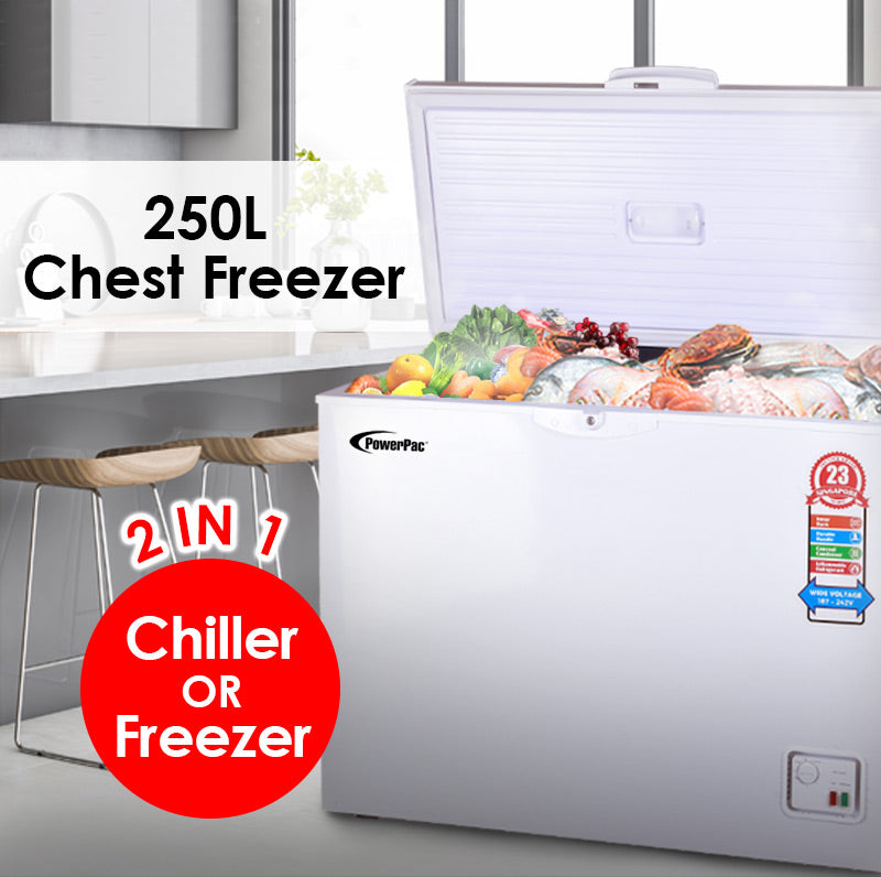 PowerPac 250L Chest Freezer PPFZ250