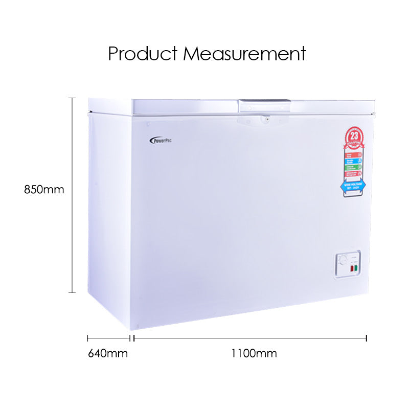 PowerPac 350L Chest Freezer PPFZ350