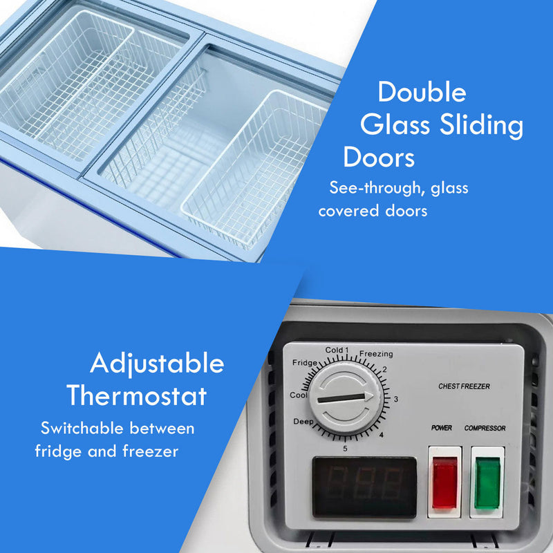 PowerPac 400L Commercial Chest Freezer PPFZ400