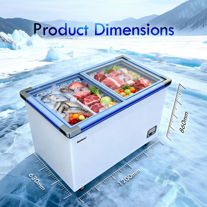 PowerPac 400L Commercial Chest Freezer PPFZ400