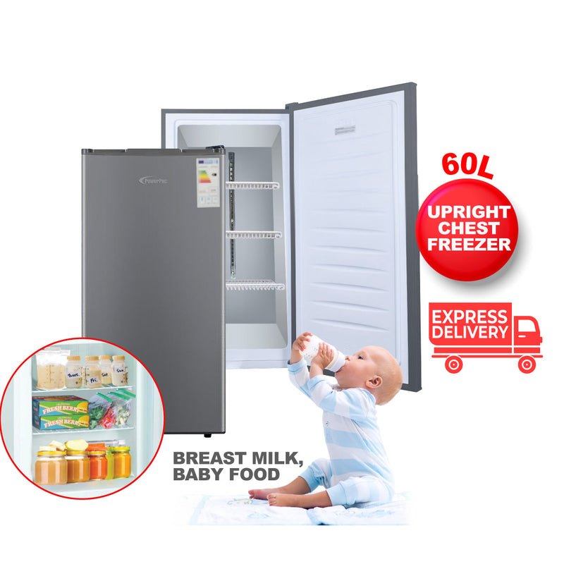 PowerPac Mini Upright Freezer 60L PPFZ60