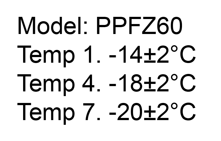 PowerPac Mini Upright Freezer 60L PPFZ60