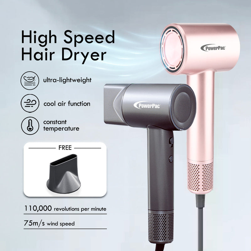 PowerPac 1600W High Speed Hair Dryer PPH2858
