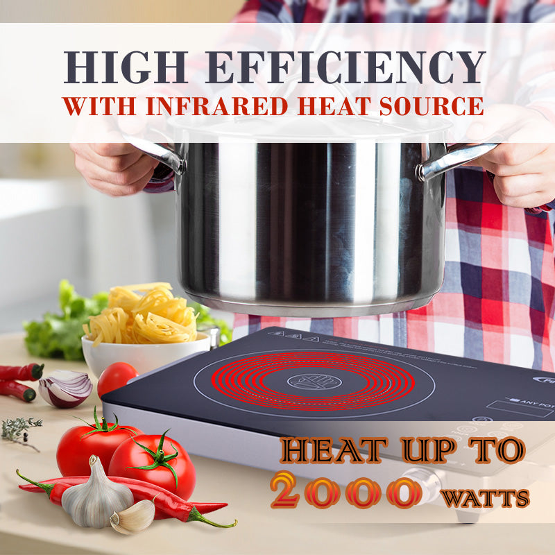 PowerPac 2000W Ceramic Infrared Cooker PPIC831A