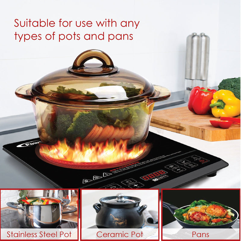 PowerPac 2000W Ceramic Cooker PPIC832