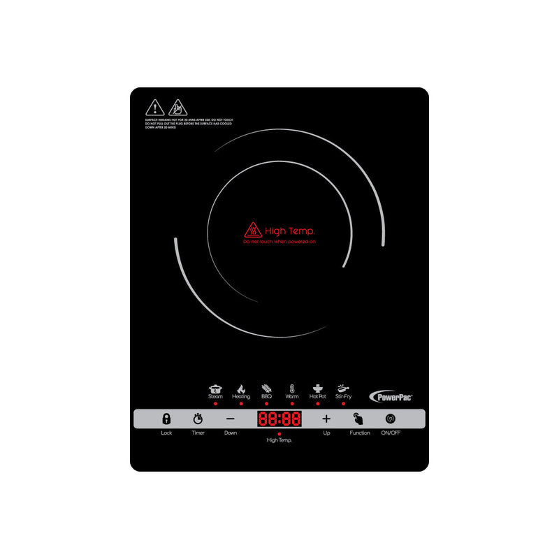 PowerPac 2000W Ceramic Infrared Cooker PPIC836