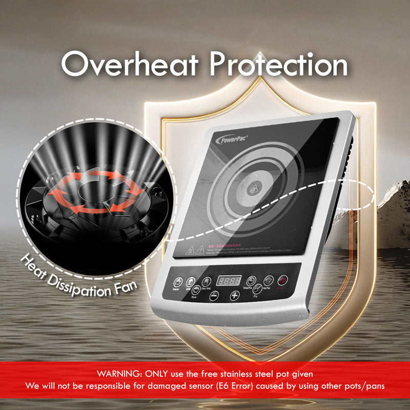 PowerPac Induction Cooker Steamboat PPIC848