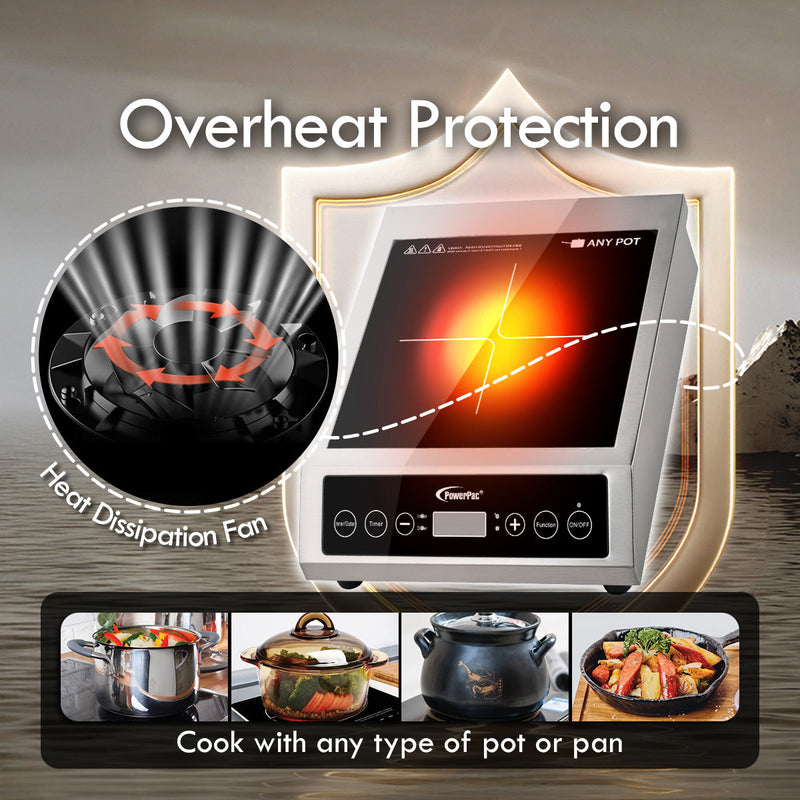 PowerPac 3500W Professional Ceramic Cooker PPIC885