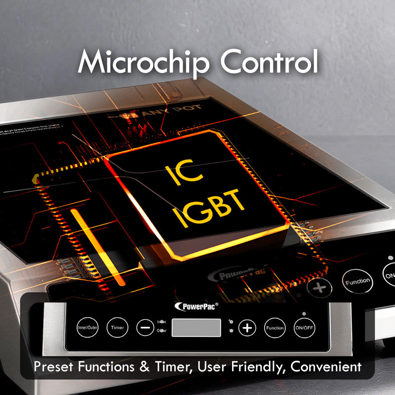 PowerPac 3500W Professional Ceramic Cooker PPIC885