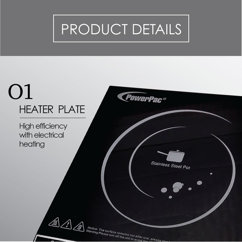 PowerPac Induction Cooker PPIC887A