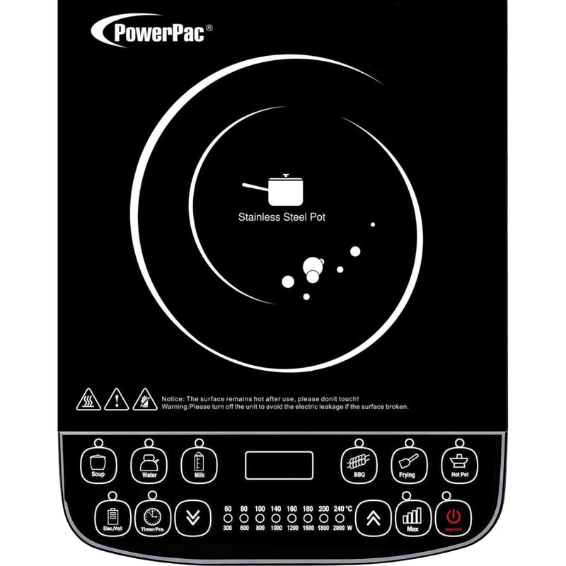 PowerPac 1800W Steamboat Induction Cooker PPIC887ANP
