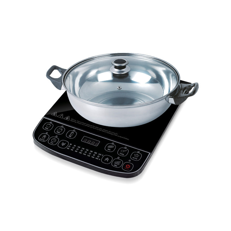 PowerPac Steamboat Induction Cooker with Pot PPIC887