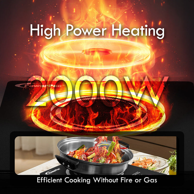 PowerPac Steamboat Induction Cooker with Pots PPIC888A+YY Pot